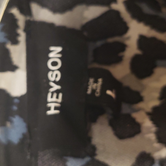 Heyson Black,  blue, grey leopard print Dress - Picture 3 of 8